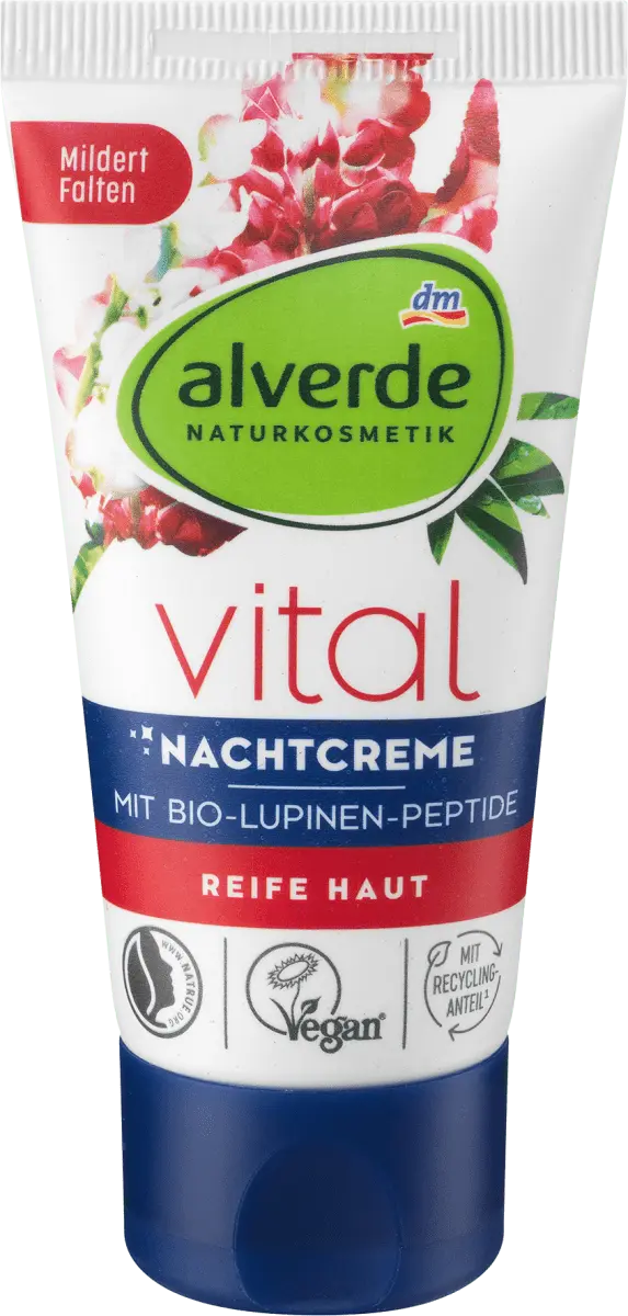 Крем для лица Alverde — Витал ночной NATURKOSMETIK, 50 мл — фото 4