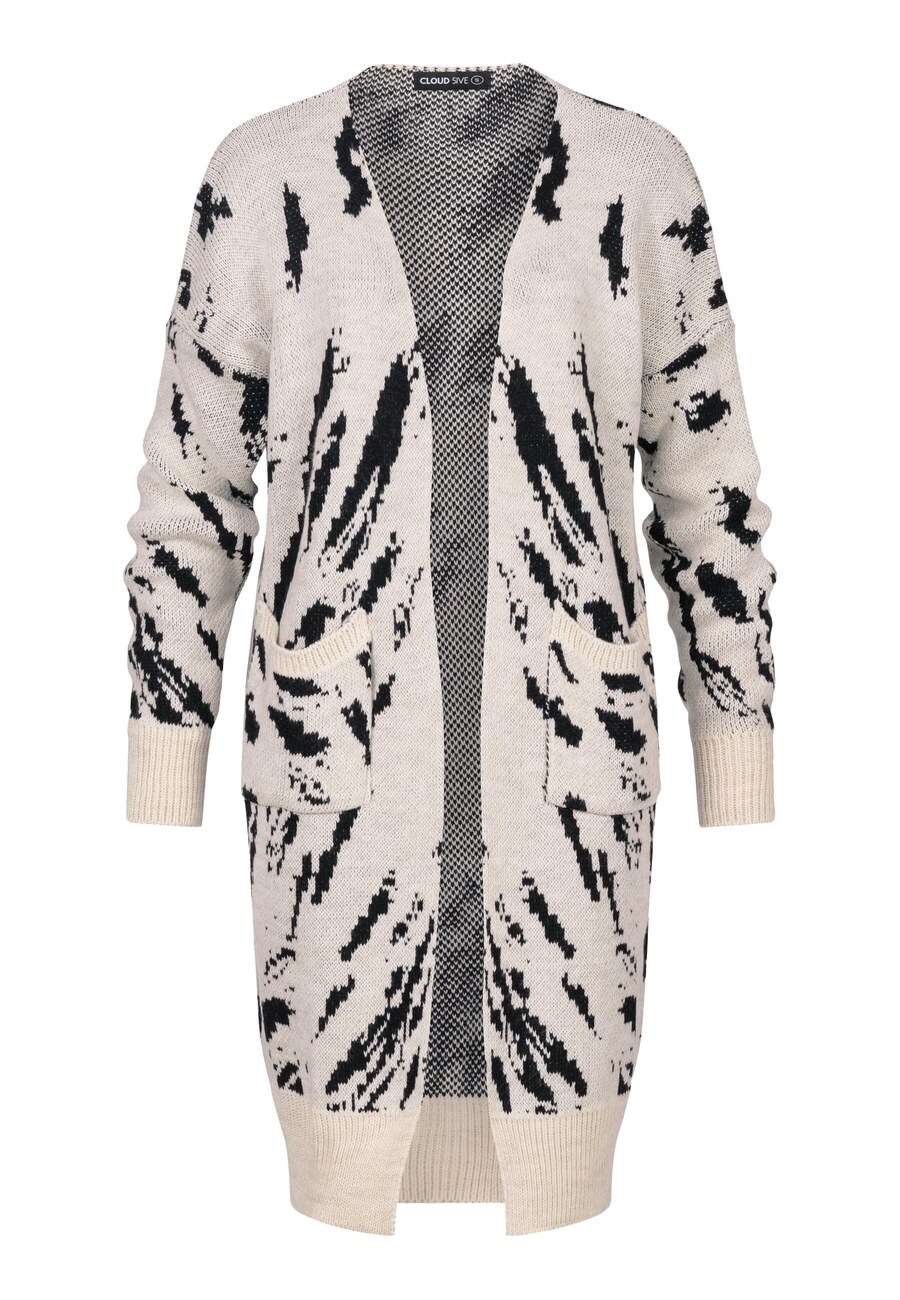 

Вязаный кардиган Cloud5ive, экрю/светло-бежевый