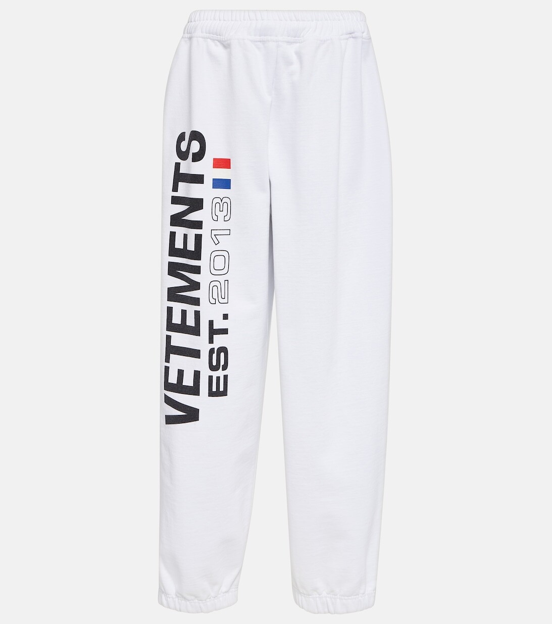 

Спортивные брюки из смесового хлопка с логотипом VETEMENTS, белый