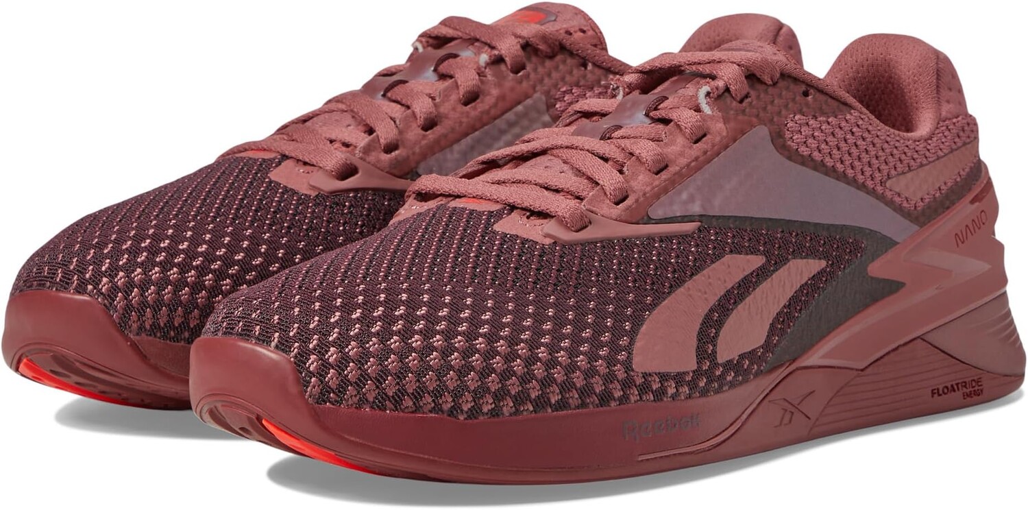 

Кроссовки Nano X3 Reebok, цвет Sedona Rose/Classic Maroon/Neon Cherry
