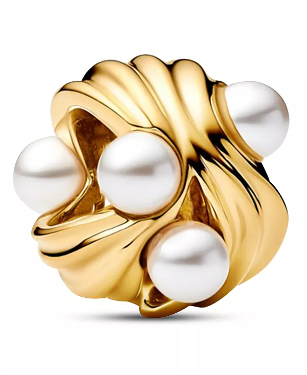 

Подвески с абстрактными волнами Pandora, white