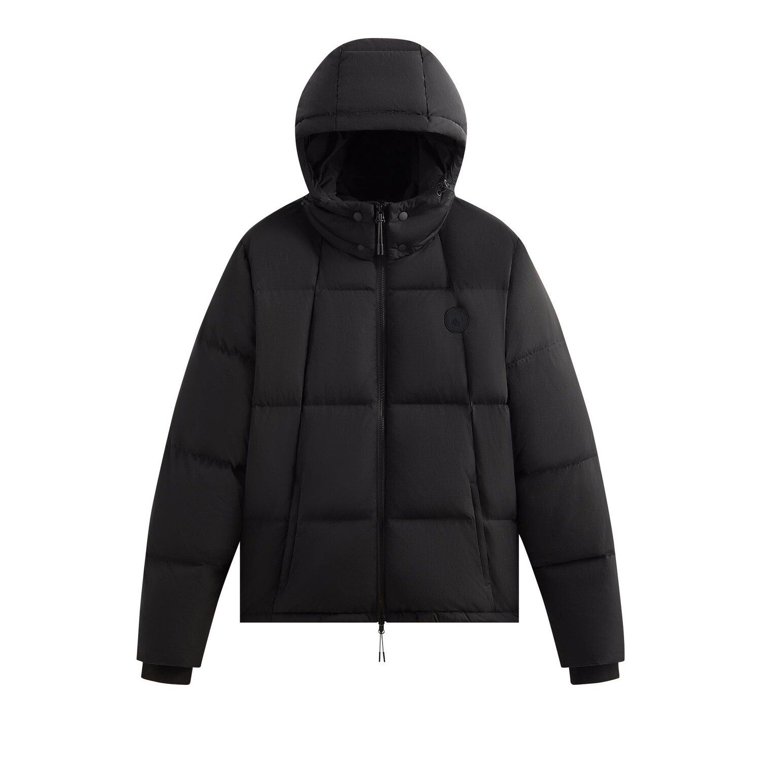 

Нейлоновый пуховик миди Kith Wrinkle, цвет Черный