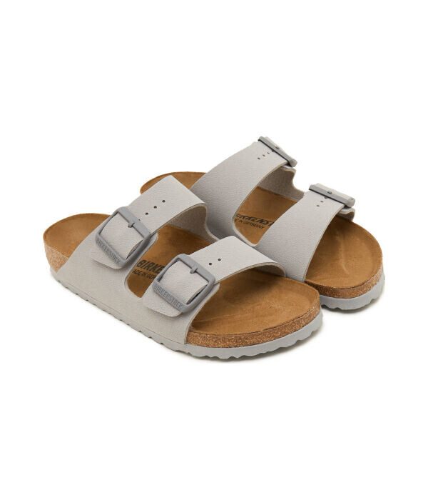 Сандалии женские Birkenstock Аризона из экокожи, серый — фото 3