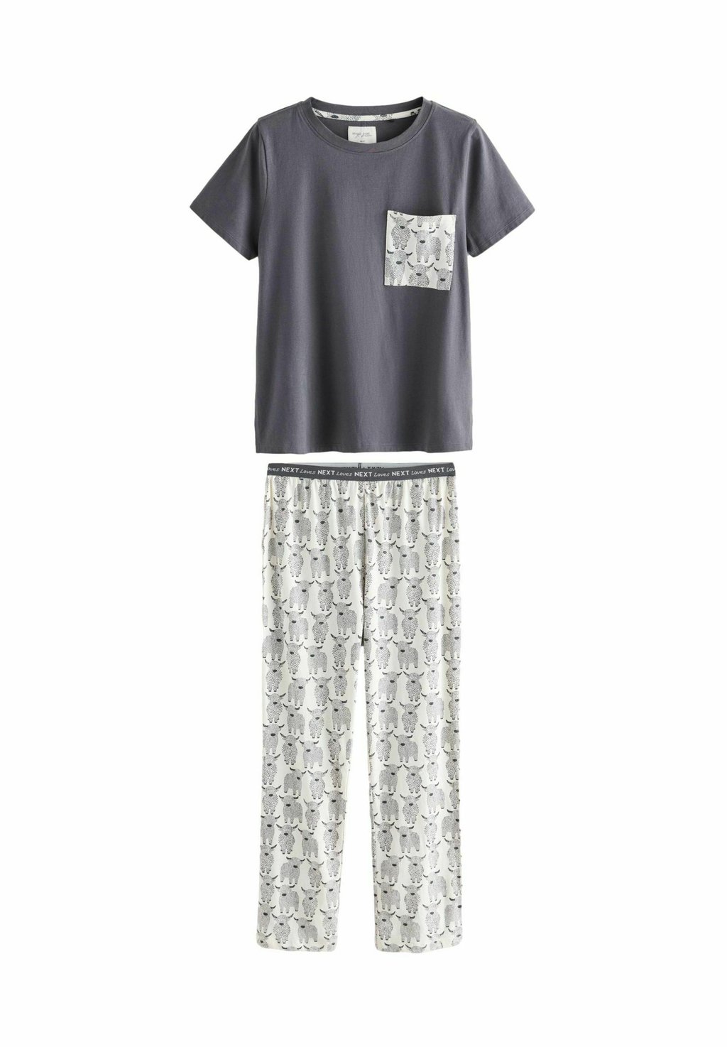 

Пижама REGULAR FIT SET Next, серый
