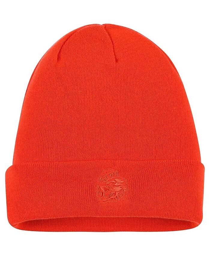 

Мужская оранжевая вязаная шапка в тон с манжетами Oregon State Beavers Nike