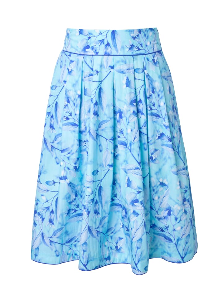 

Юбка до колена Ulla Popken, цвет royalblau