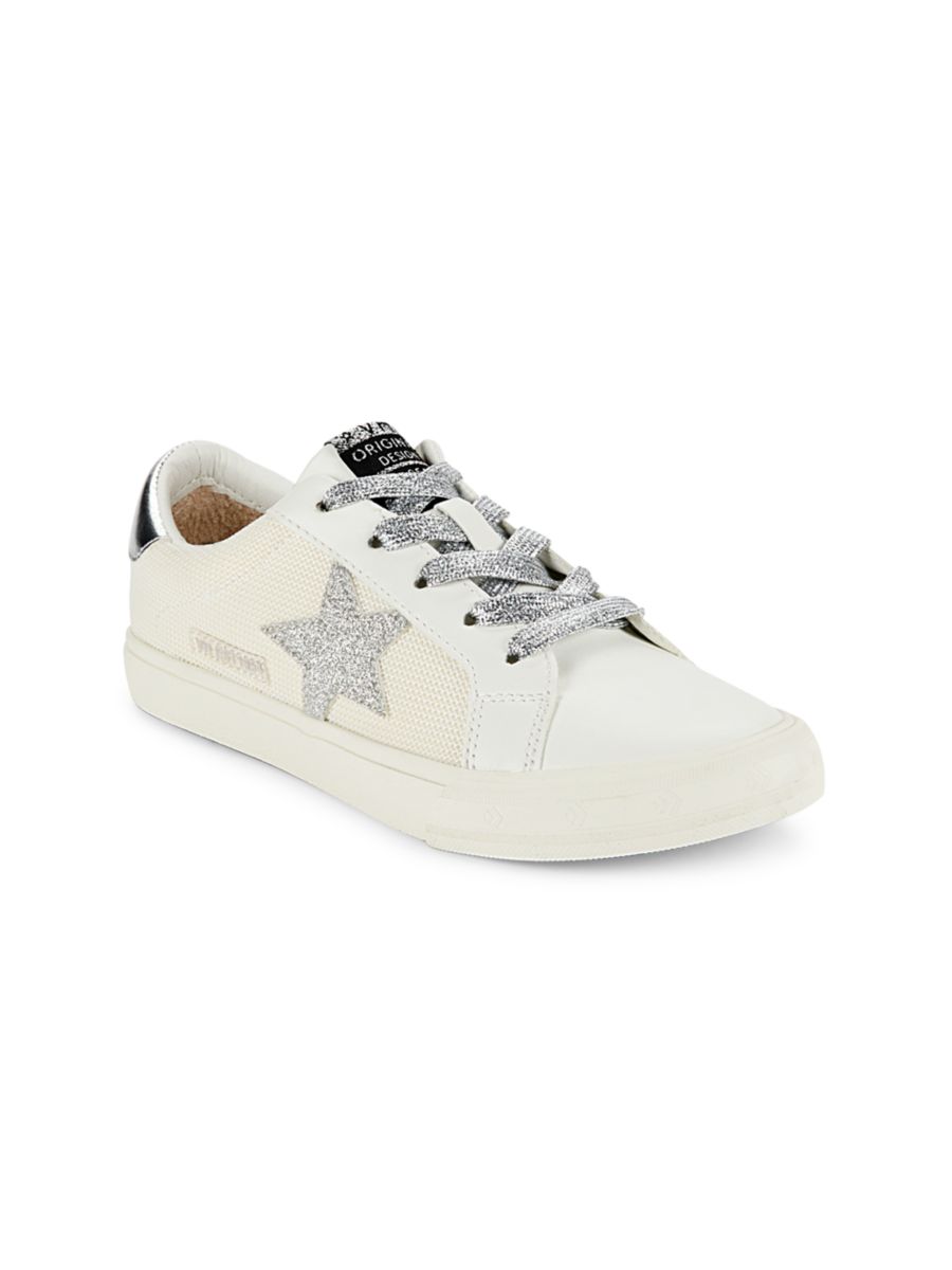 

Детские блестящие низкие кроссовки Blair Vintage Havana, цвет White Mesh