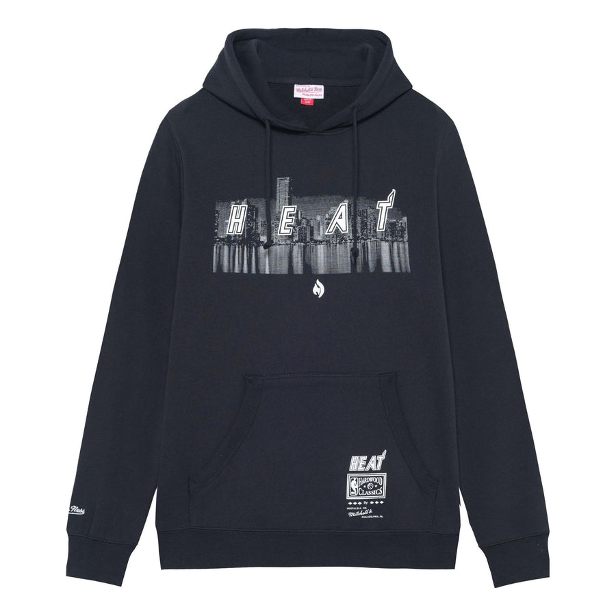 

Худи Mitchell & Ness x Nicky Jam Cityscape Hoodie 'Miami Heat', черный
