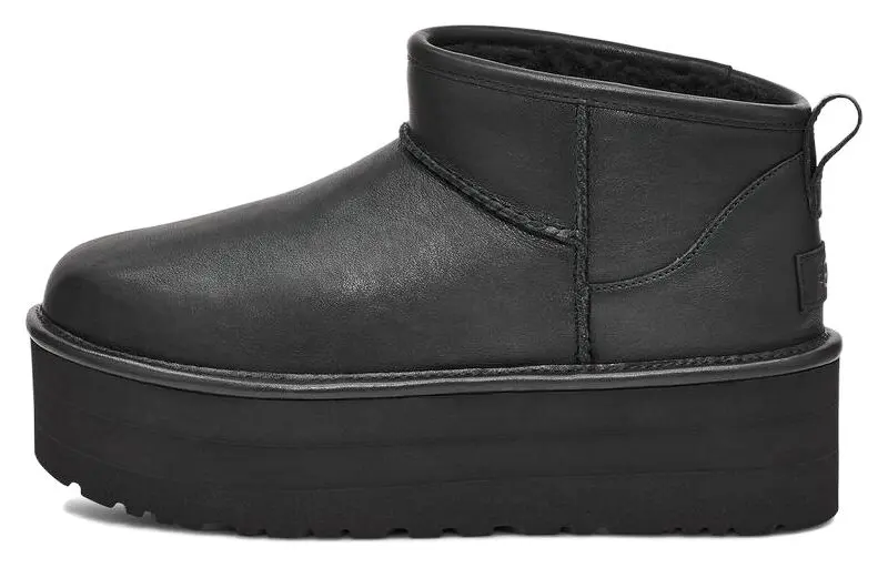Сапоги зимние женские UGG Classic Ultra на платформе, черный