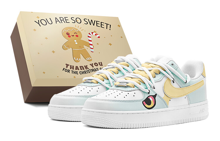 

Кроссовки Nike Air Force 1 Skateboarding Shoes Women's Low-top Yellow, желтый
