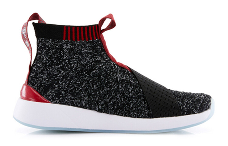 Кроссовки LINING YOUNG Kids Lifestyle Shoes GS High-top Gray/Red — фото 2