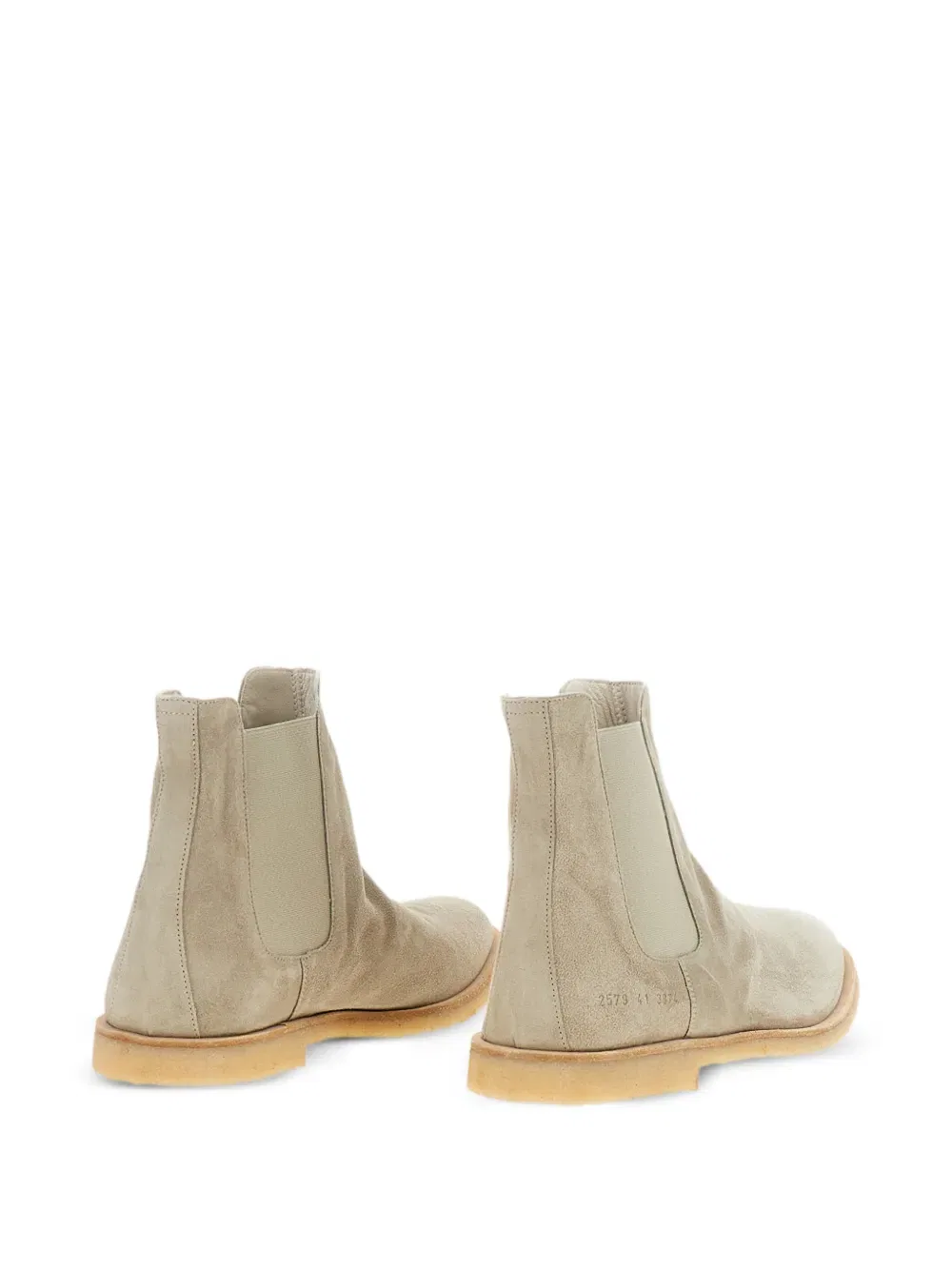 Кожаные сапоги с эластичными вставками Common Projects, нейтральный — фото 3