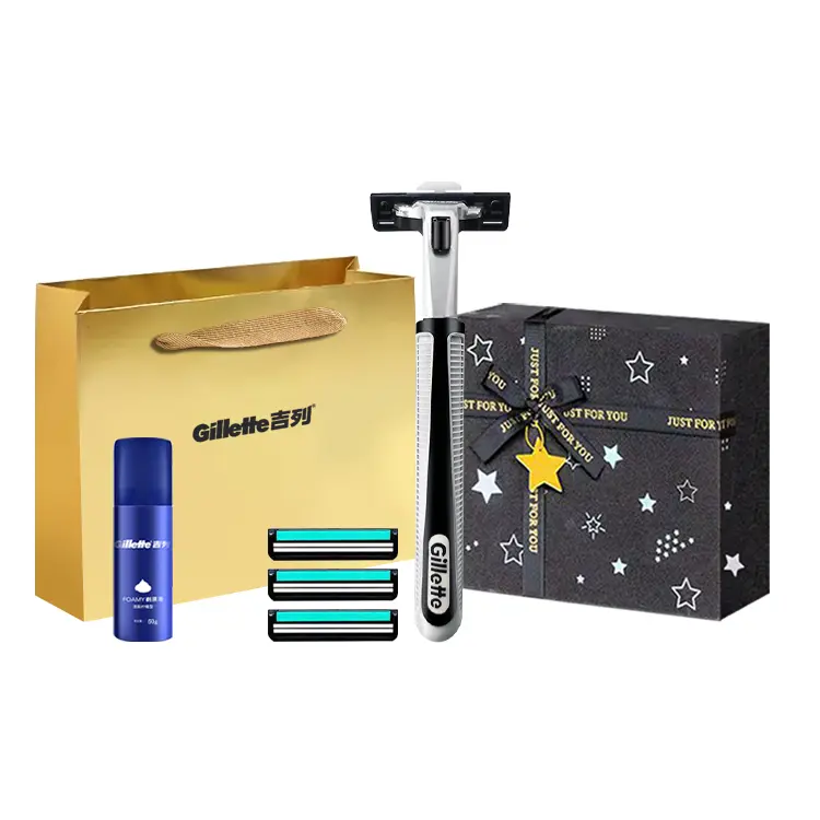 

Мужские инструменты для бритья Gillette, золото