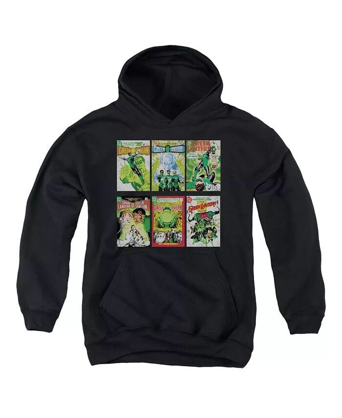 

Мальчики Молодежь Gl Covers Pull Over Hoodie / Толстовка с капюшоном Green Lantern, черный