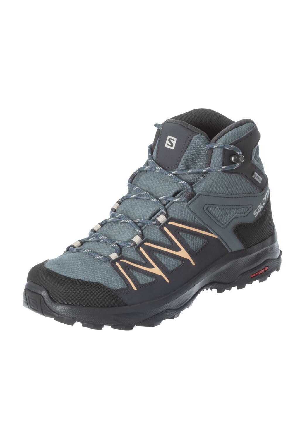 

Кроссовки Daintree Mid GTX, водонепроницаемые, дышащие, женские salomon, цвет Stormy Weather Ebo