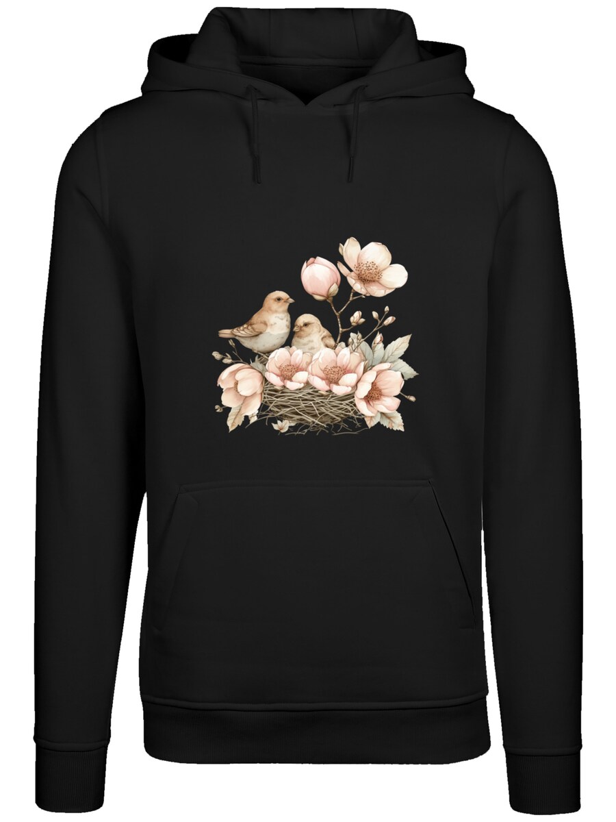 

Толстовка F4NT4STIC Vogelnest Blumen, Black