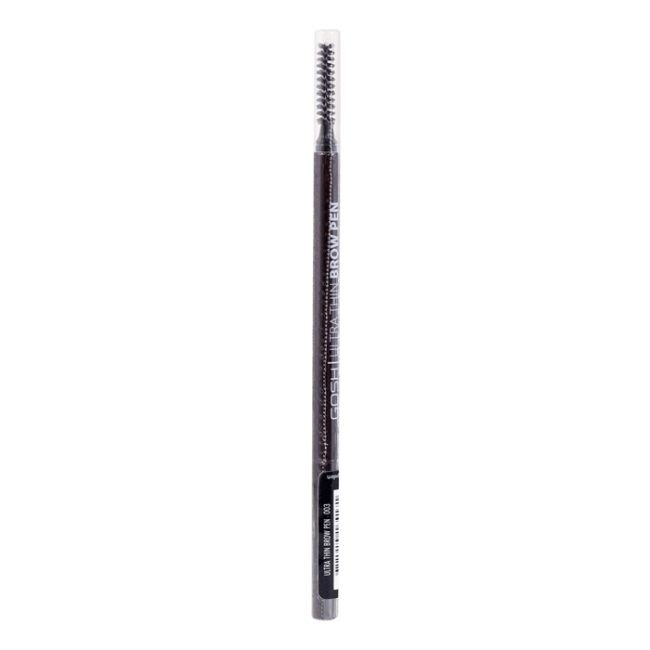 

Ультратонкий карандаш для бровей Gosh, цвет 003 dark brown, 0,09 гр