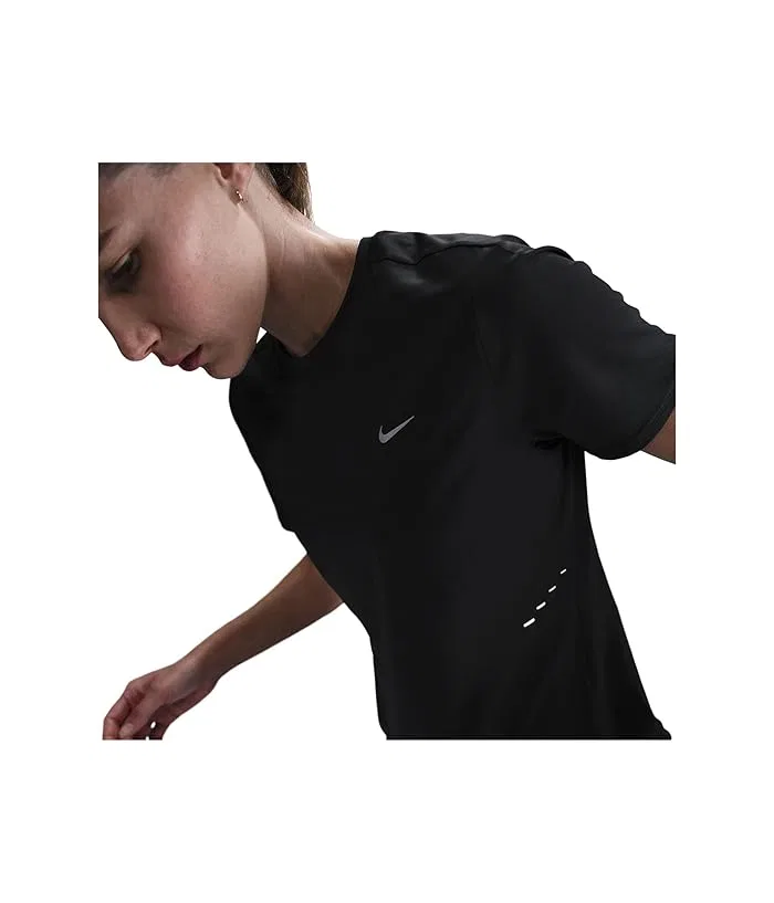 Футболка беговая Swift Dri-FIT Nike, Black/Reflective Silver — фото 4