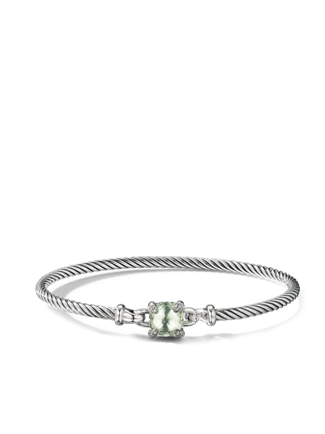 

Серебряный браслет Chatelaine с празолитом и бриллиантами David Yurman