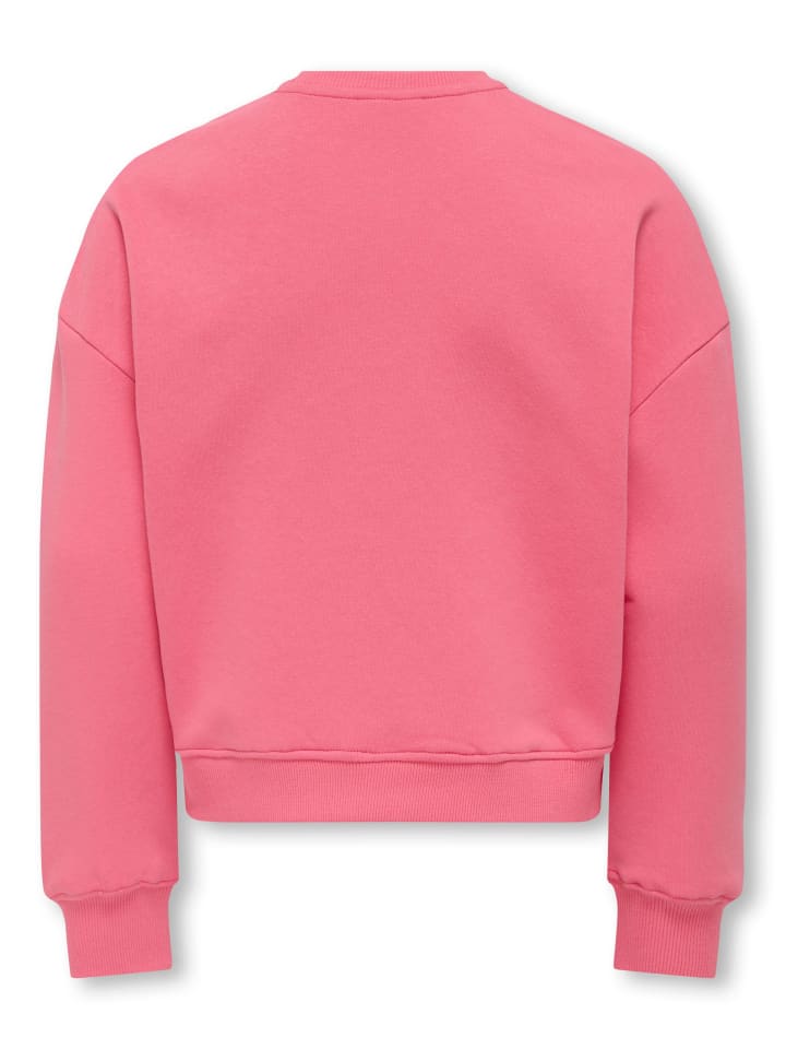 Толстовка KOGTAMMIE LIFE L/S PRINT O-NECK SWT цвета розовый лимонад KIDS ONLY — фото 2