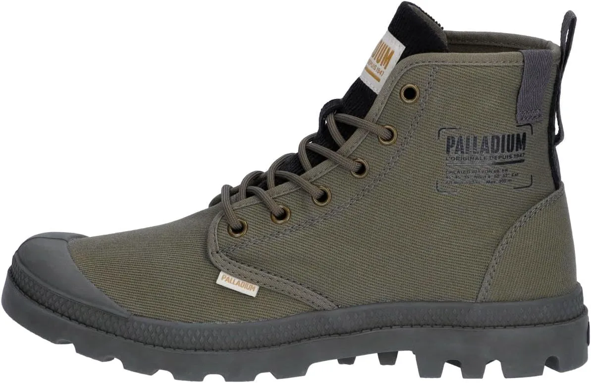 Мужские классические ботинки Palladium до щиколотки, зеленый — фото 2