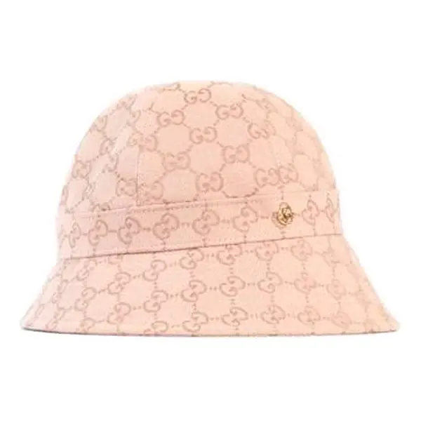 

Бейсболка gg canvas bucket hat 'pink' Gucci, розовый