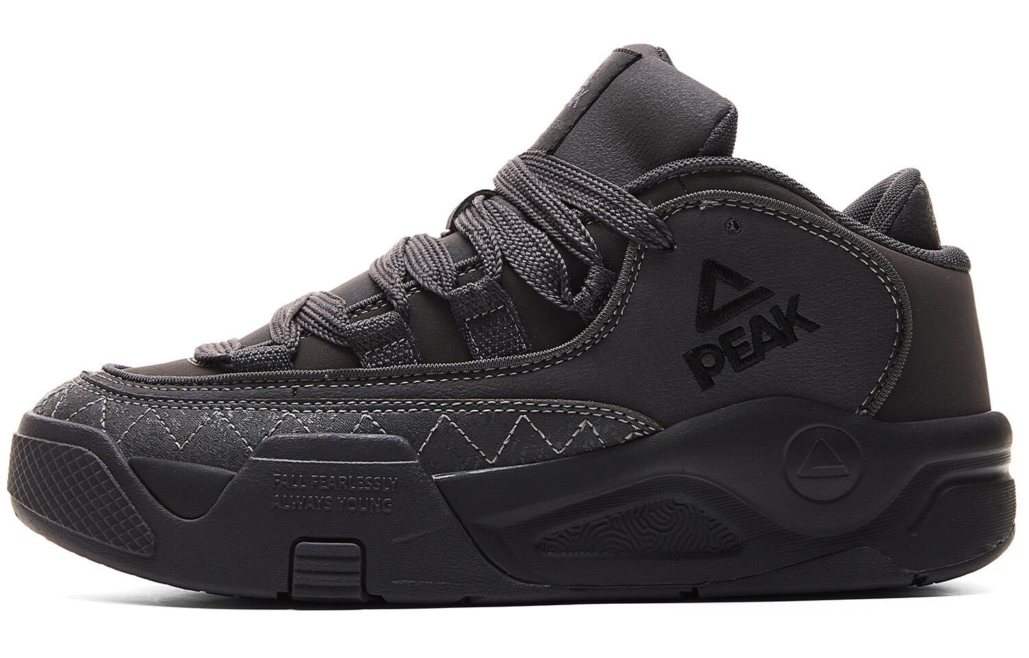 

Кроссовки PEAK Skateboarding Shoes Women's Low-top Dark Gray, темно-серый