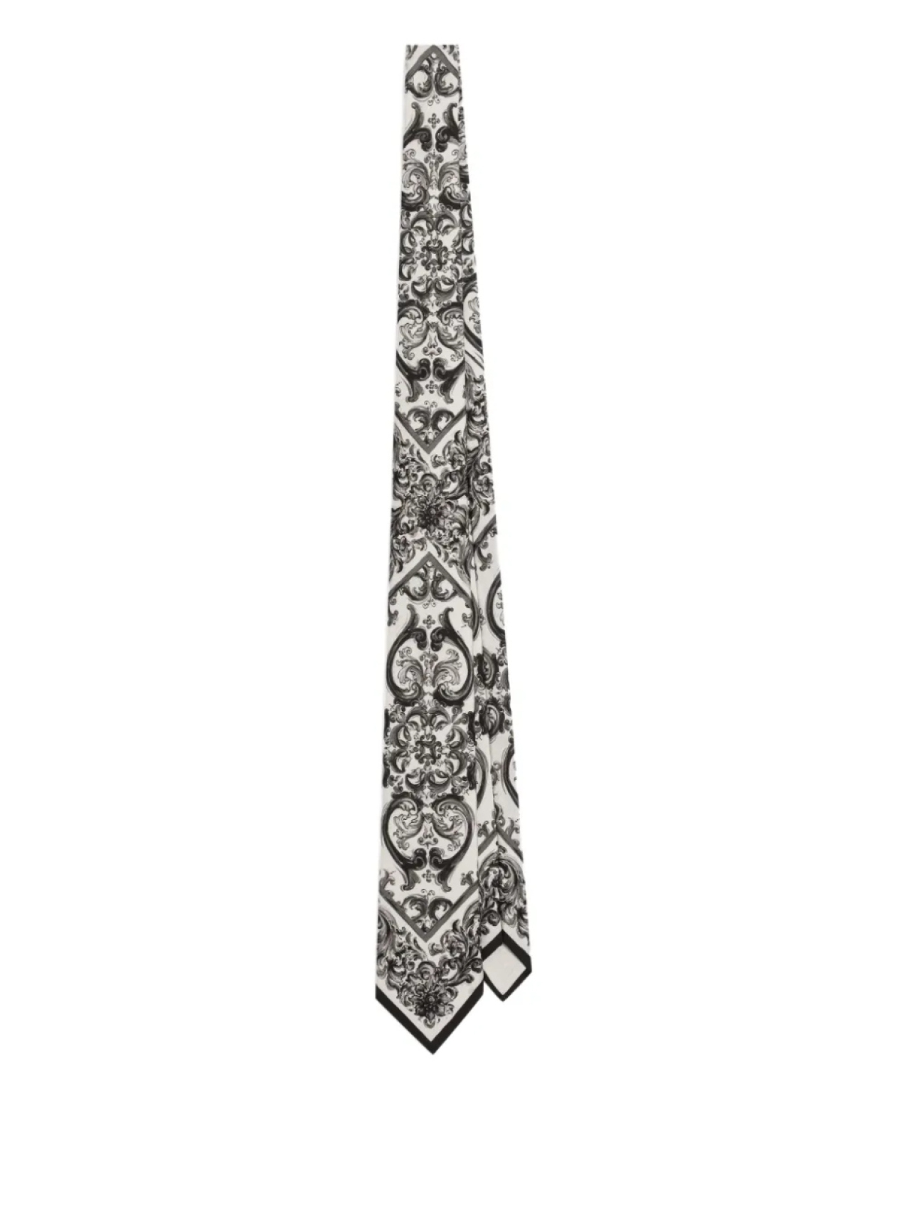 

Dolce & Gabbana шелковый галстук, белый