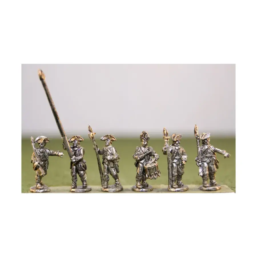 

Командование ордера британской пехоты 1768 г., Birth of a Nation (15mm) (Blue Moon Manufacturing)