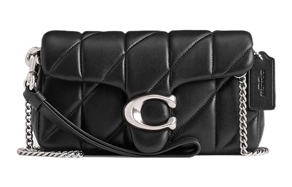 

Сумка через плечо Tabby Nappa из кожи черная COACH