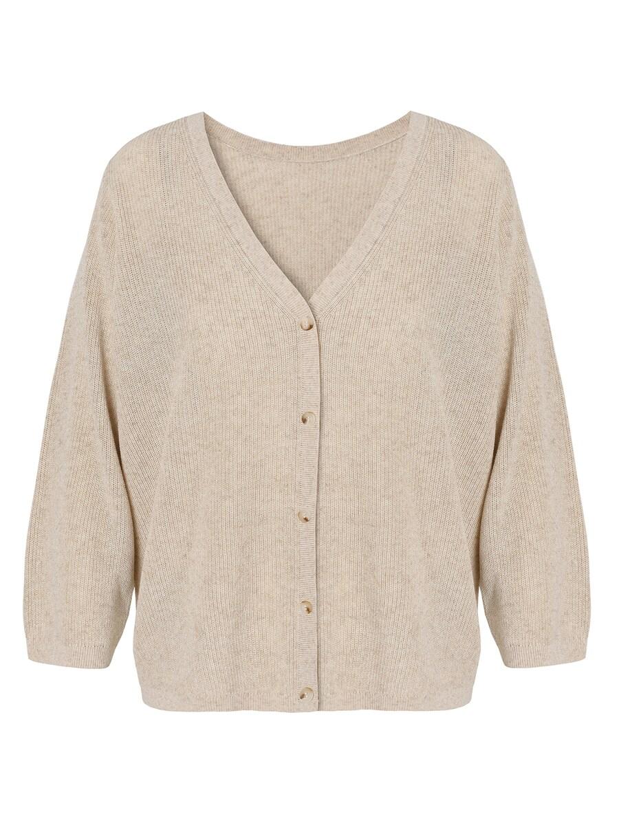 

Вязаный кардиган TATUUM ESTIKA, mottled beige