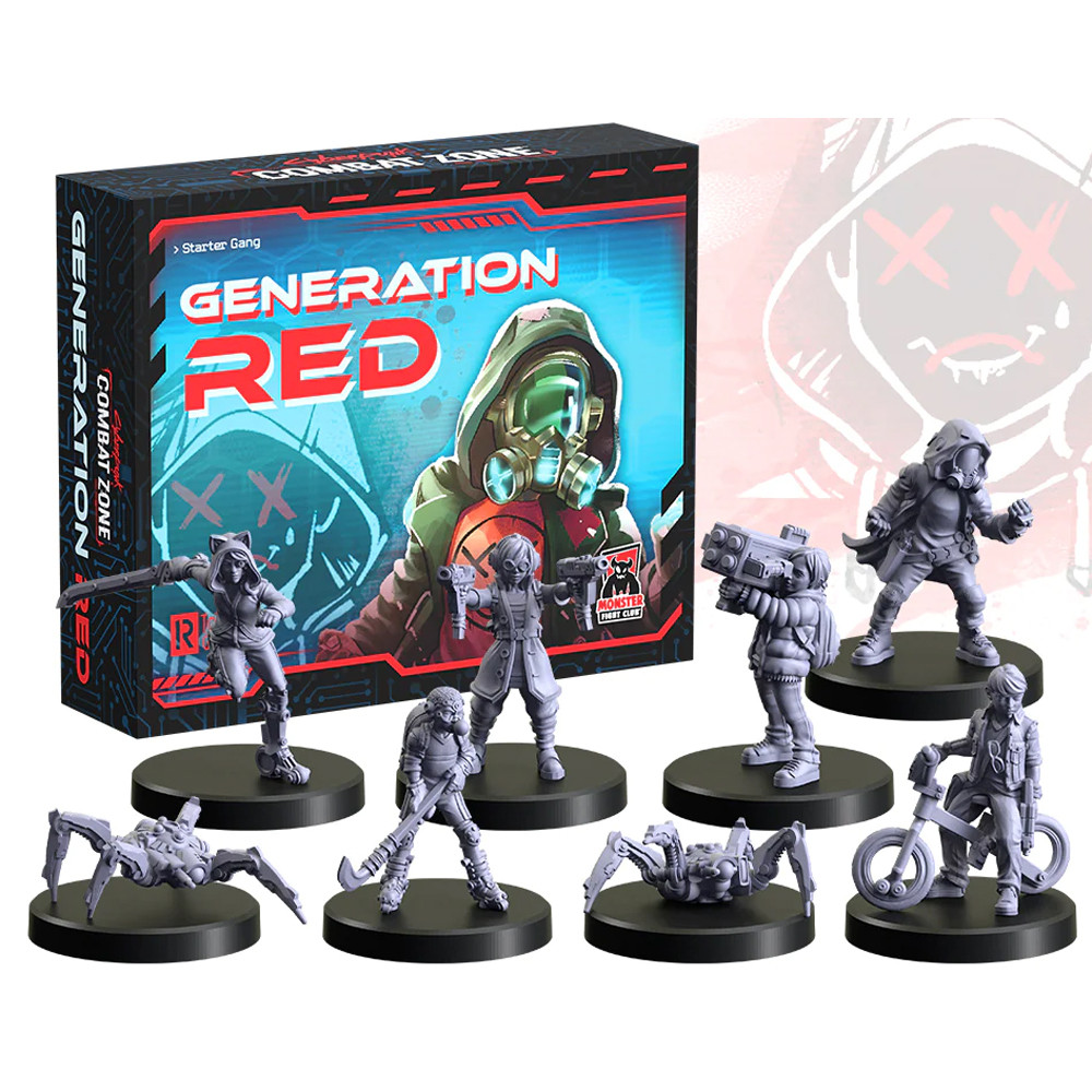 

Миниатюра Monster Fight Club Cyberpunk Red Combat Zone: Generation RED - Starter Gang