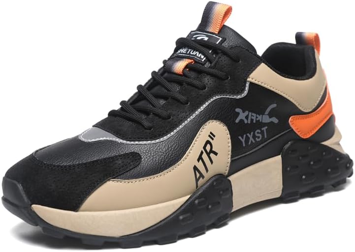 

Мужские спортивные кроссовки YXST, амортизирующие беговые обувь, противоскользящие кэжуал-тренеры, доступны в сочетаниях цветов: черный, бежевый, оранжевый Generic