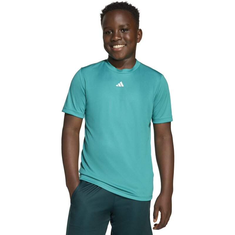 Рубашка Train Essentials с логотипом, стандартный крой для детей Adidas, мультиколор — фото 2