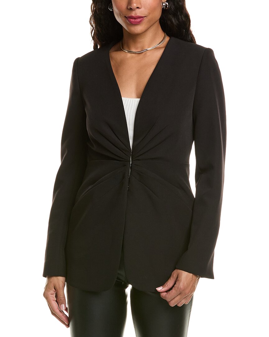 

Пиджак Elie Tahari Starburst Pleat, черный
