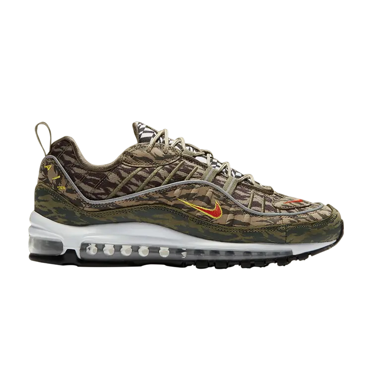 

Кроссовки Nike Air Max 98 AOP 'Camo', зеленый