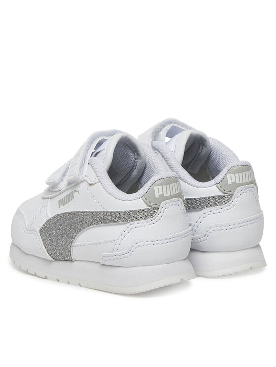 Кроссовки St Runner V4 Sl Glitter V Inf 401592 01 Puma, белый — фото 3