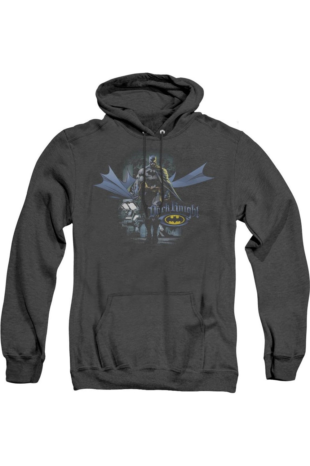 

Толстовка с капюшоном Batman From The Depths для взрослых Heather Gildan, черный