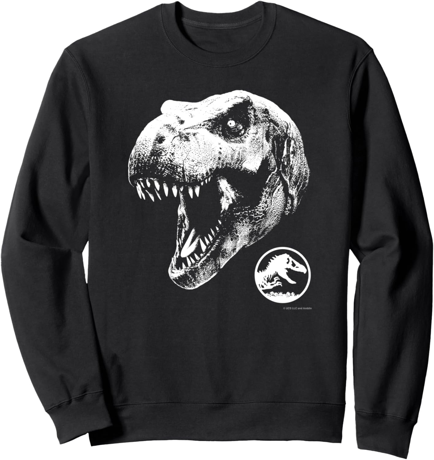 

Толстовка с изображением головы тираннозавра из Парка Юрского периода Jurassic World, черный