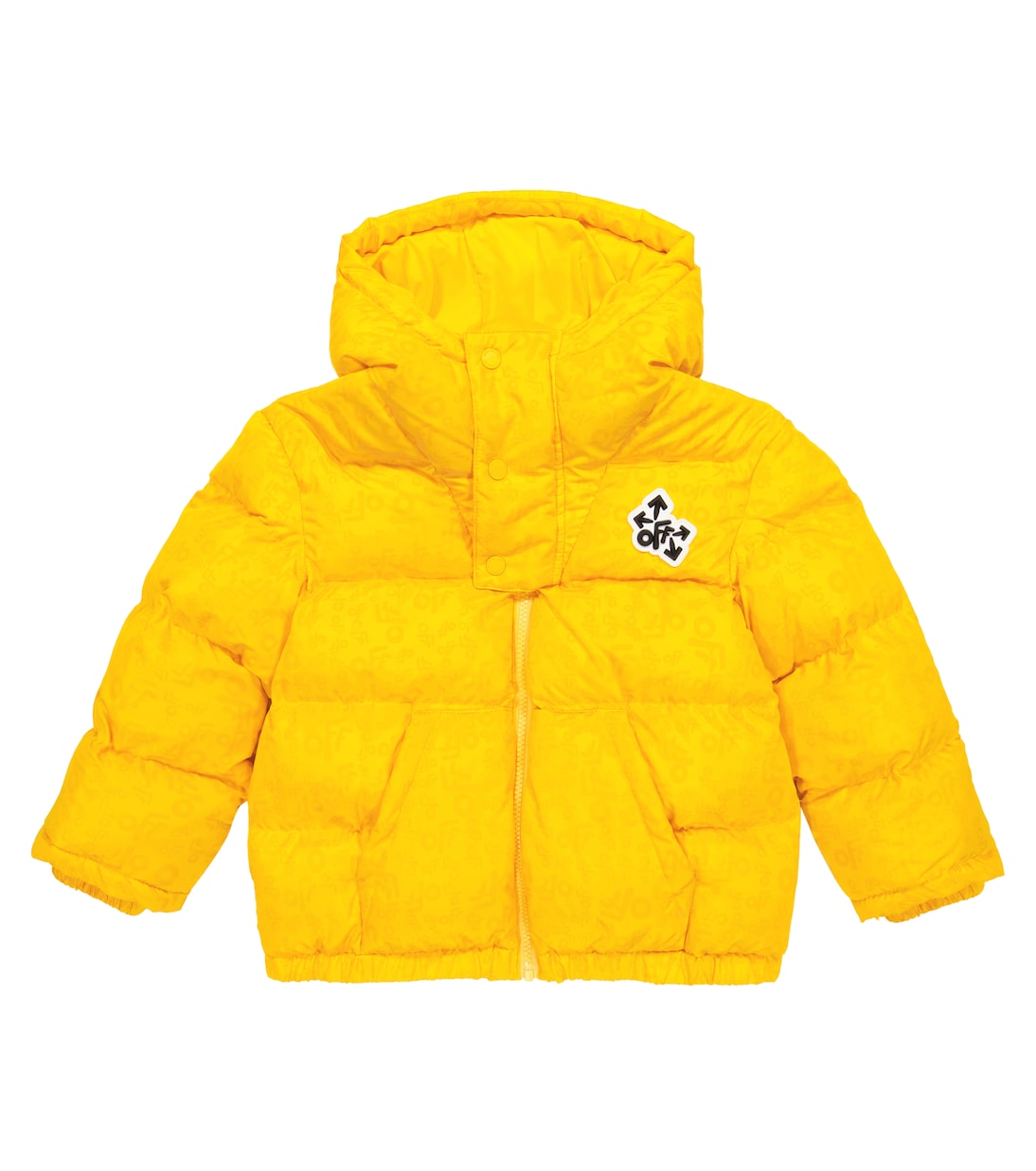 

Куртка-пуховик с логотипом Off-White Kids, Yellow Yellow