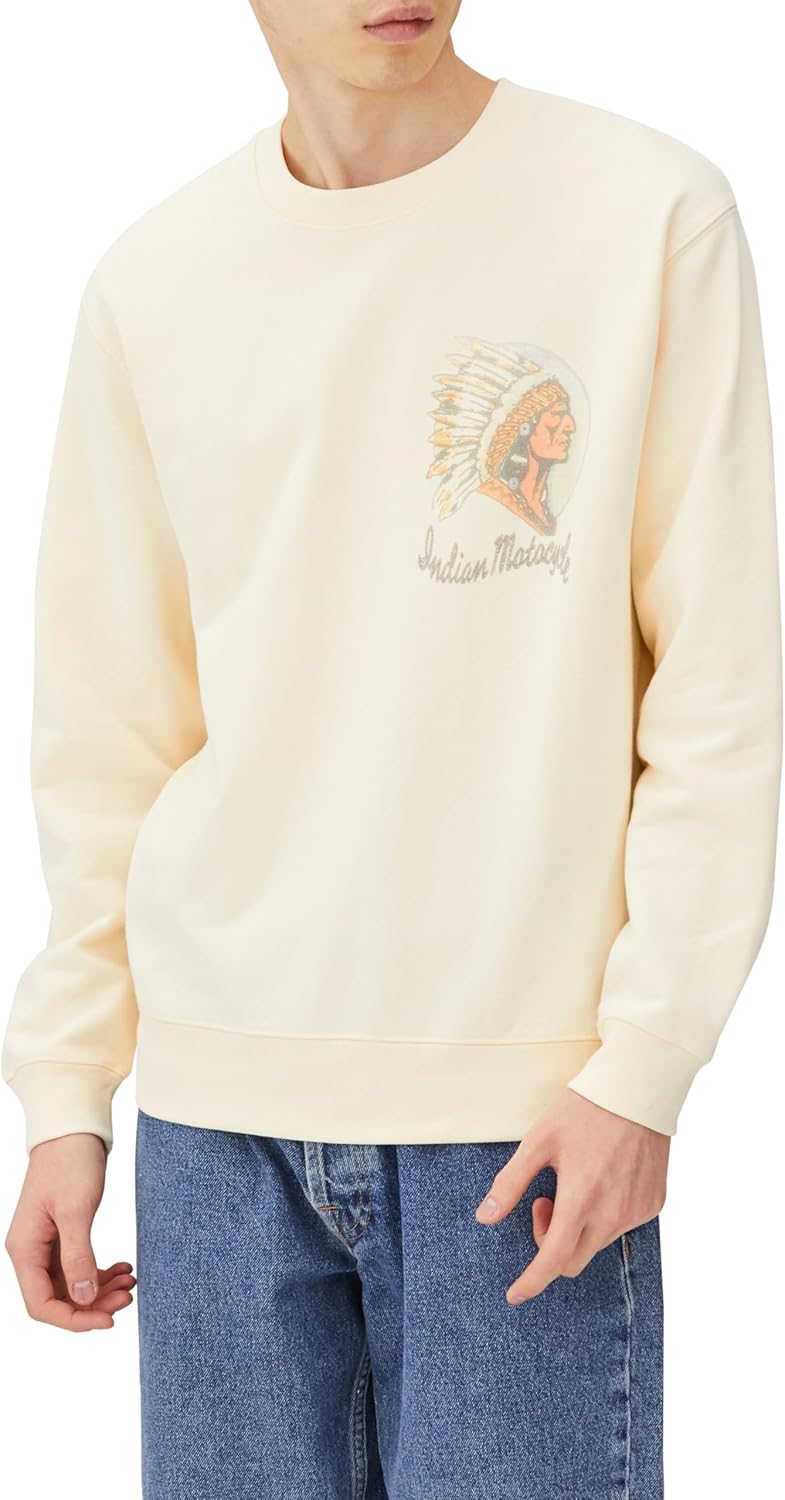 

Индийская толстовка, толстовка с принтом, вождь Indian, натуральный, Бежевый, Индийская толстовка, толстовка с принтом, вождь Indian, натуральный