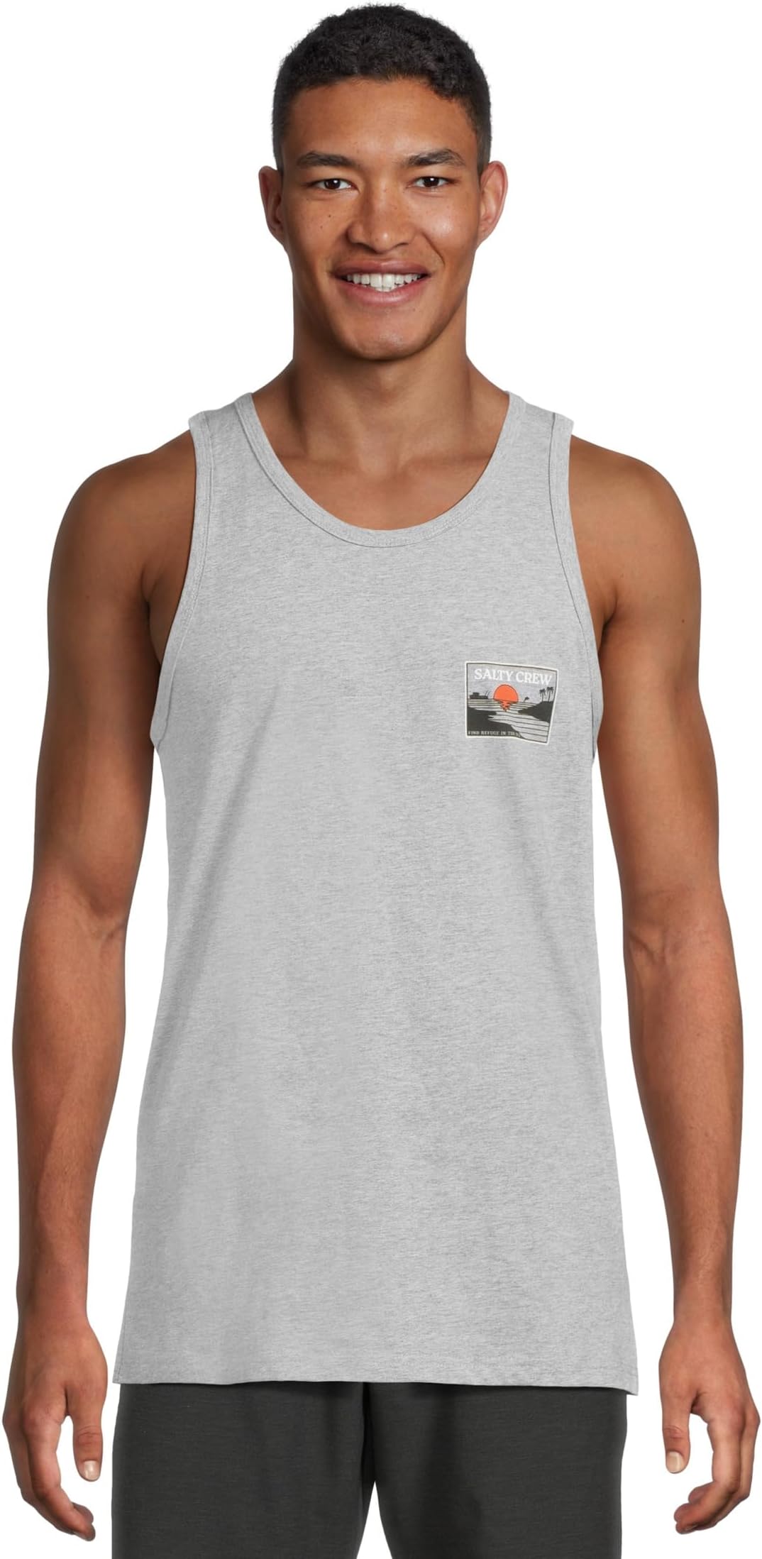 

Топ Salty Crew Reflection Tank, цвет Athletic Heather
