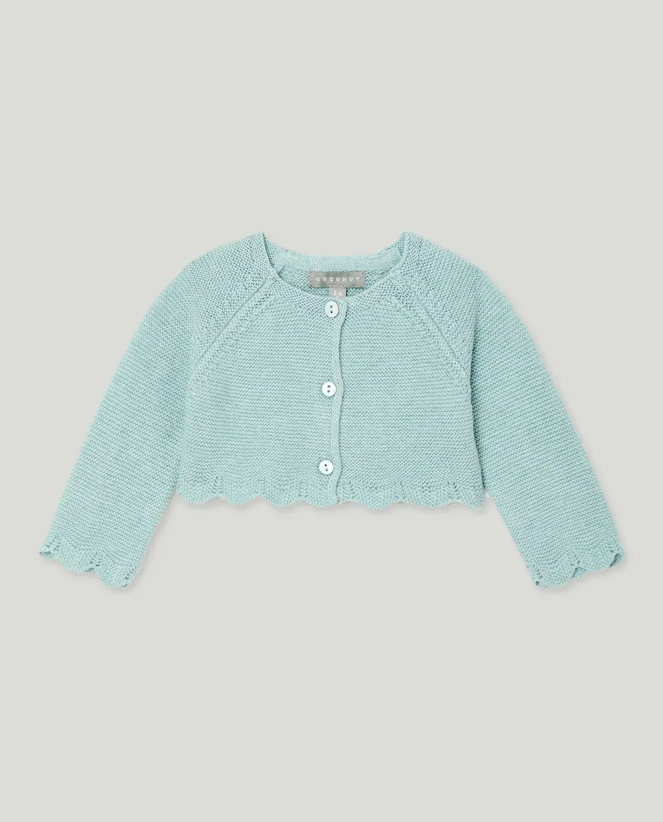 

Базовая короткая куртка с регланными рукавами для девочки Coconut El Corte Inglés, нежно-голубой