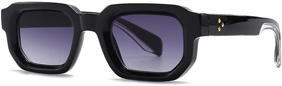 

Солнцезащитные очки Gradient Rivet в стиле панк с защитой от ультрафиолета UV400 для женщин и мужчин, для занятий спортом на открытом воздухе и путешествий UYPTK, Black Gray Gradient