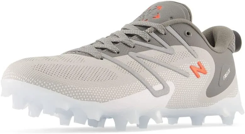 Мужские кроссовки для лакросса New Balance Freezelx V5, серый/белый — фото 4