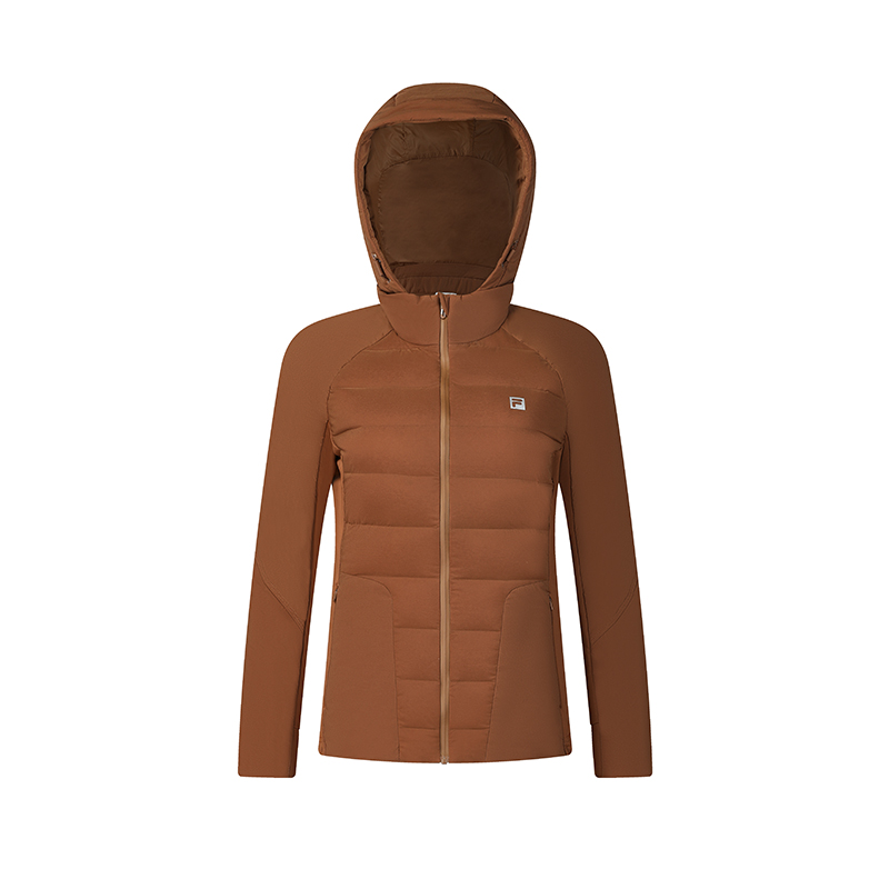 

FILA Фитнес пуховик женский каштаново-коричневый, Chestnut Brown