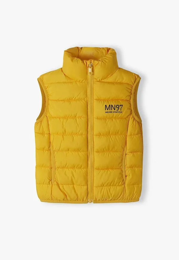 Пуховый жилет с подкладкой Minoti, Yellow — фото 2