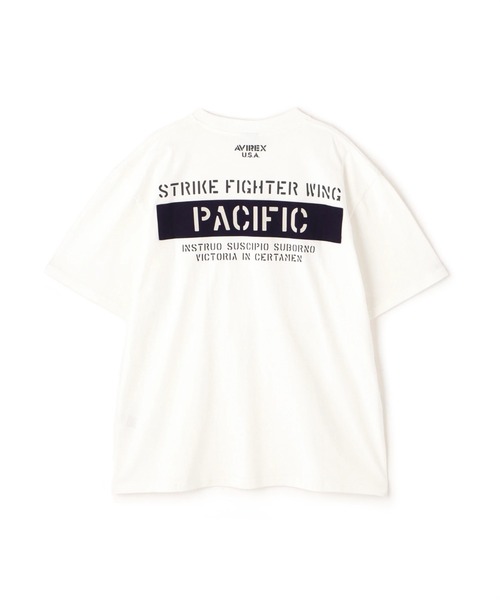 

Футболка с коротким рукавом, модель 'SFW', бренд Avirex, цвет белый