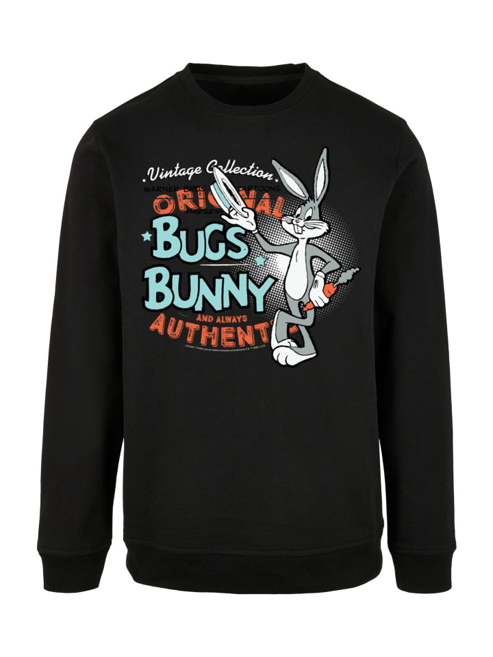 

Пуловер F4NT4STIC Sweatshirt Looney Tunes Vintage Bugs Bunny, черный