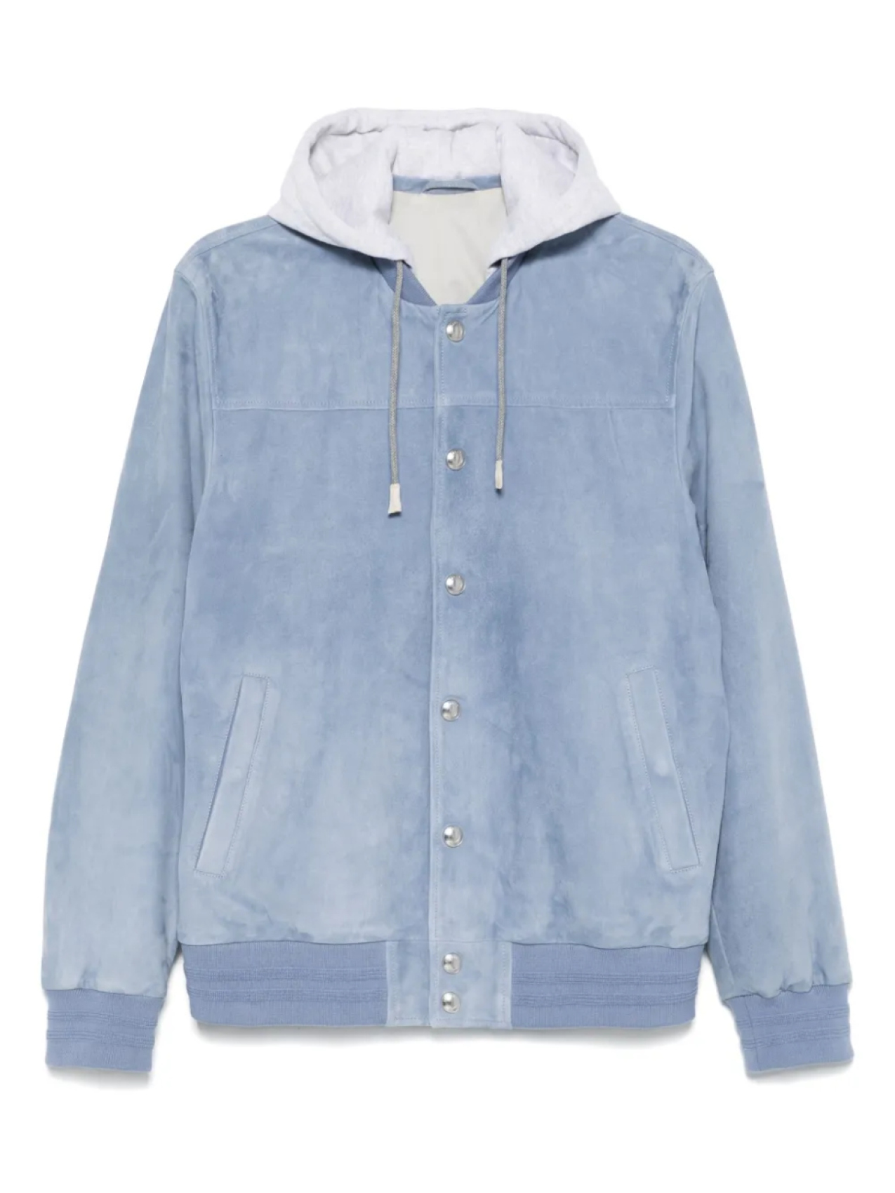 

Eleventy кожаный бомбер, синий